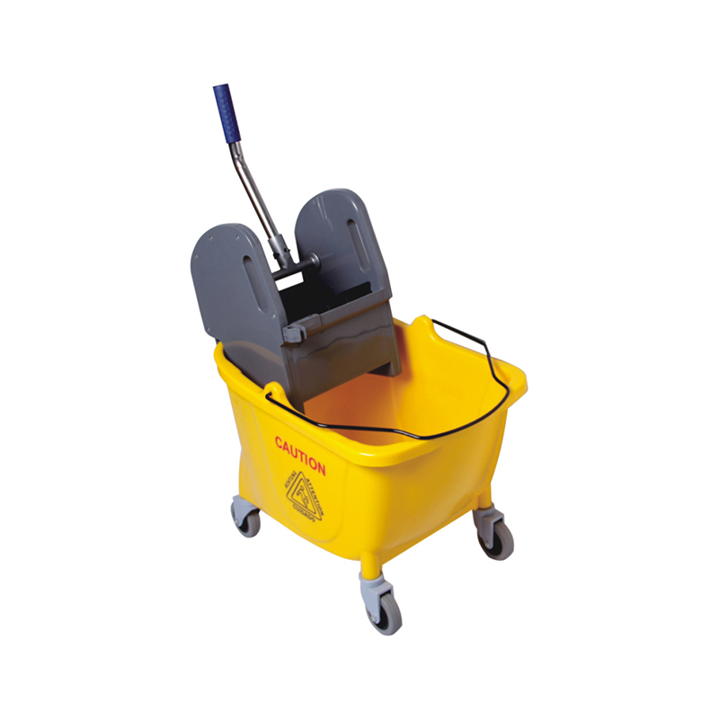 Down press single wringer trolley