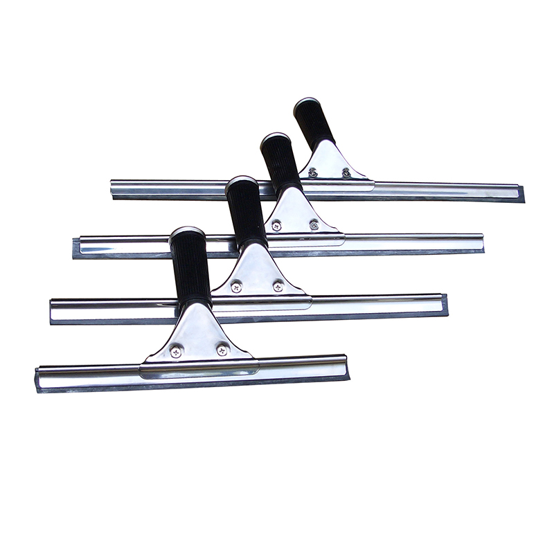 Stainless steel window squeegee