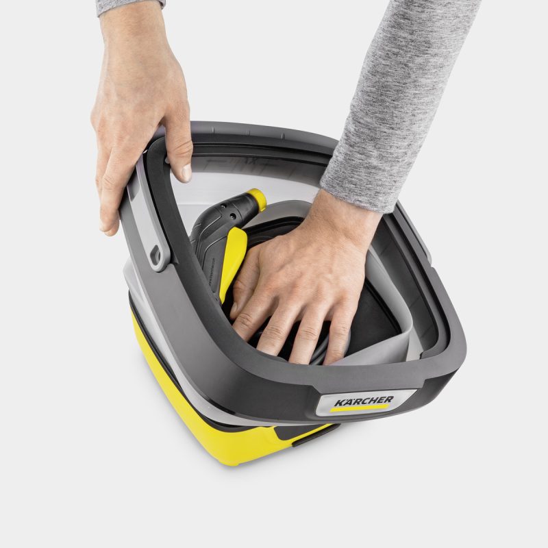 Karcher OC 3 Foldable Lightweight Outdoor Pressure Cleaner for Bikes, Pets, Garden, and Travel