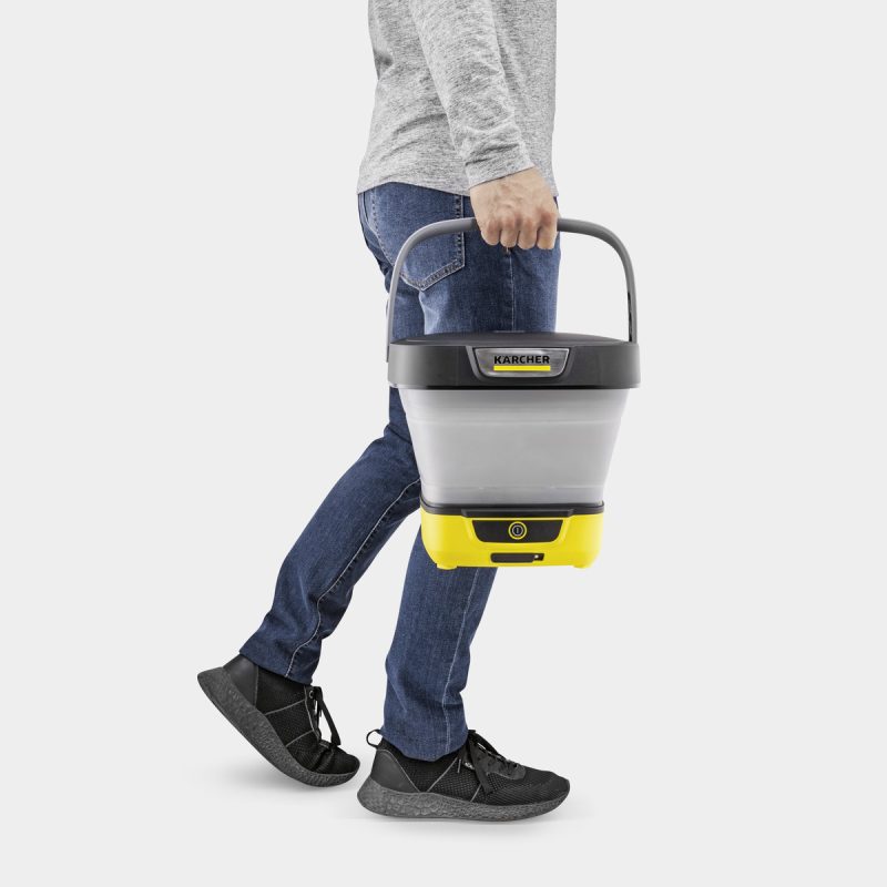 Karcher OC 3 Foldable Lightweight Outdoor Pressure Cleaner for Bikes, Pets, Garden, and Travel