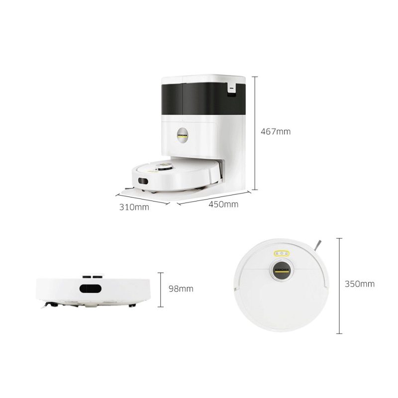 Karcher RCV 5 Plus Advanced Robot Vacuum Cleaner with Powerful Suction and Smart Carpet Detection