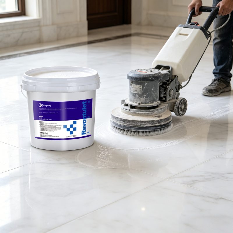White Marble Polishing Powder | Premium Yellow Powder for Acid-Sensitive Marble