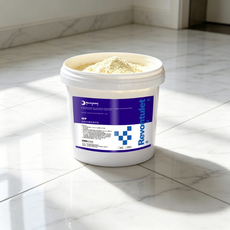 White Marble Polishing Powder | Premium Yellow Powder for Acid-Sensitive Marble