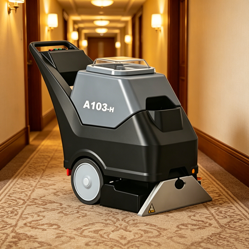 A103-H Heater Carpet Cleaning Extractor | Power Carpet Extractor for Deep Cleaning Commercial Carpets