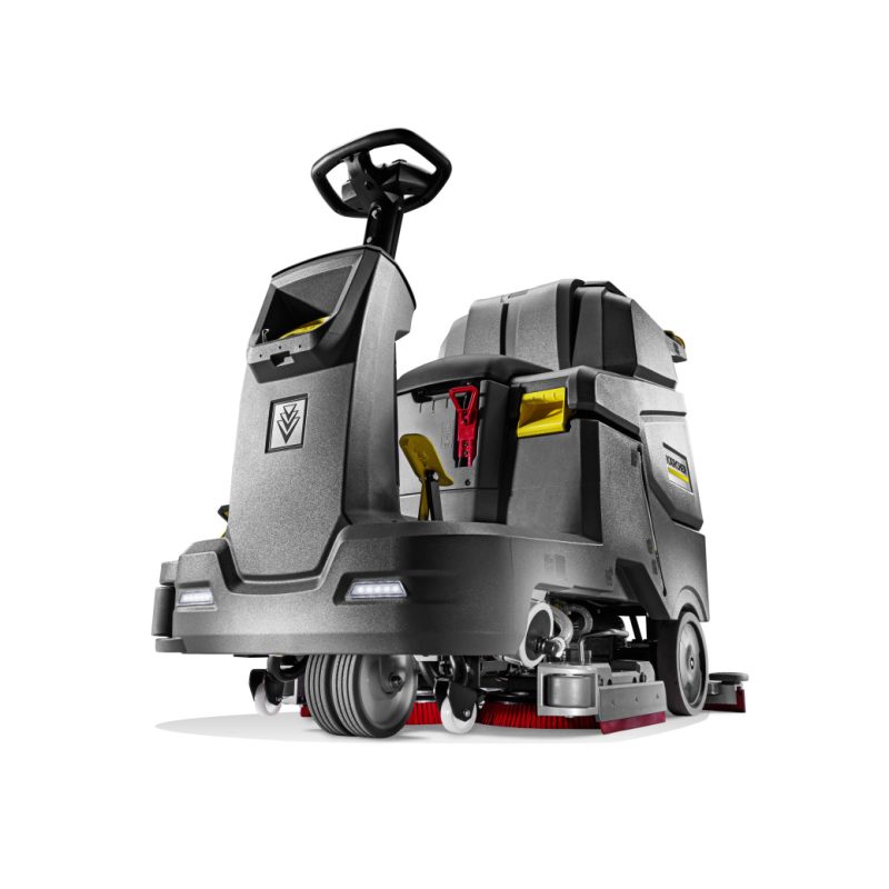 Karcher BD 70/90 R Classic Bp Ride-On Scrubber Dryer | High Efficiency Floor Scrubber for Large-area Cleaning
