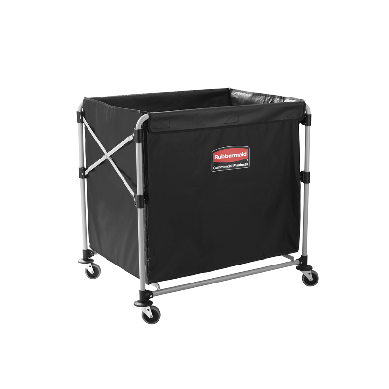 Rubbermaid Collapsible X-Cart 8 Bushel – Durable, High-Capacity Utility Cart with Quiet Casters