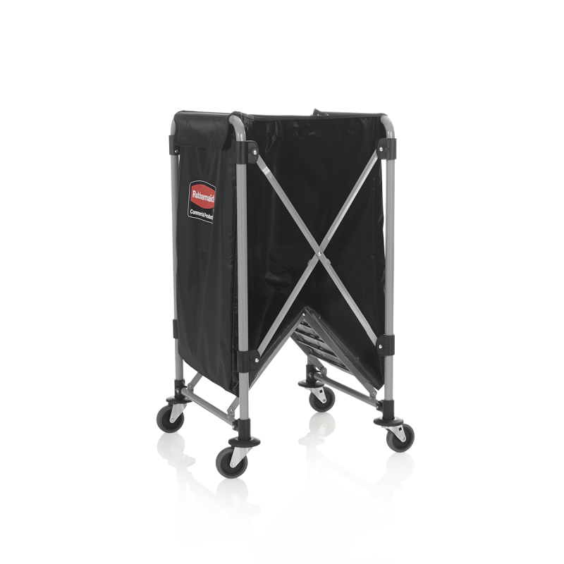 Rubbermaid Collapsible X-Cart 8 Bushel – Durable, High-Capacity Utility Cart with Quiet Casters