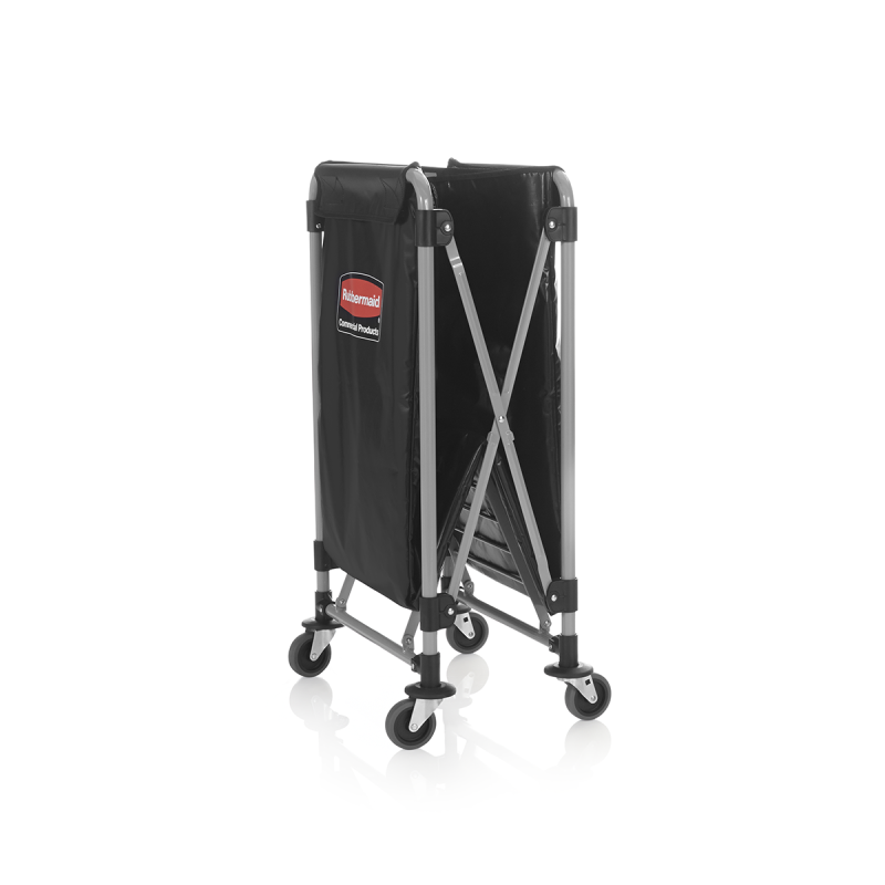 Rubbermaid Collapsible X-Cart 8 Bushel – Durable, High-Capacity Utility Cart with Quiet Casters