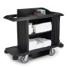 Rubbermaid Executive Traditional Full-Size Housekeeping Cart | Complete Storage System, Quiet & Discreet