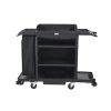 Rubbermaid Executive Traditional Full-Size Housekeeping Cart | Complete Storage System, Quiet & Discreet