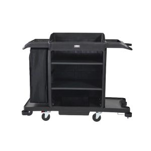 Executive Full-Size Housekeeping Cart FG618900BLA
