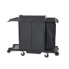 Rubbermaid Executive Traditional Full-Size Housekeeping Cart | Complete Storage System, Quiet & Discreet