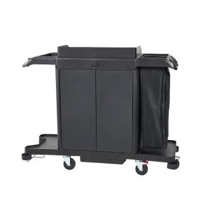Executive Full-Size Housekeeping Cart FG618900BLA
