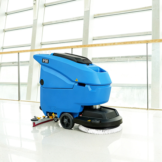 P50 Walk-behind Scrubber Dryer | Ultra-Quiet, Eco-Friendly, High-Efficiency Cleaning Solution