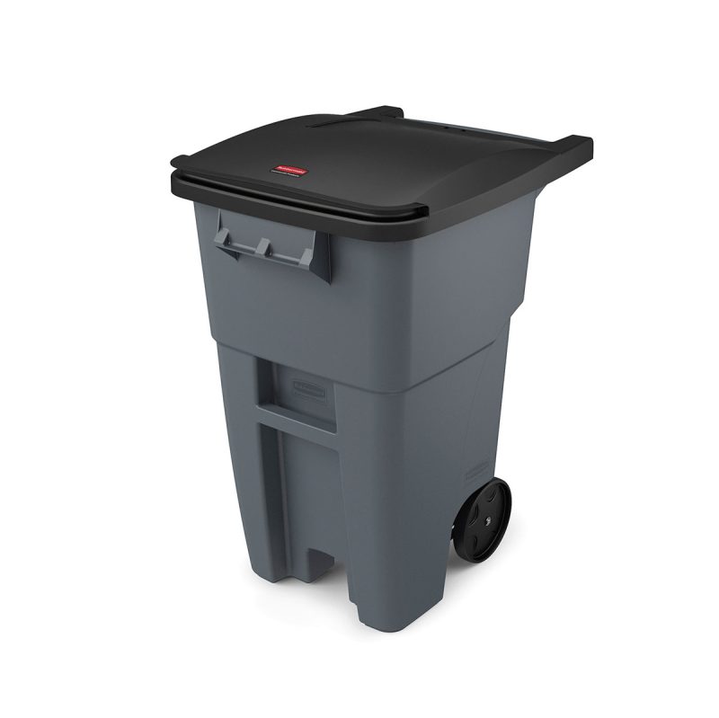 Rubbermaid BRUTE 189L Rollout Container | Ultra-Rugged Container with Advanced Wind and Surface Stability