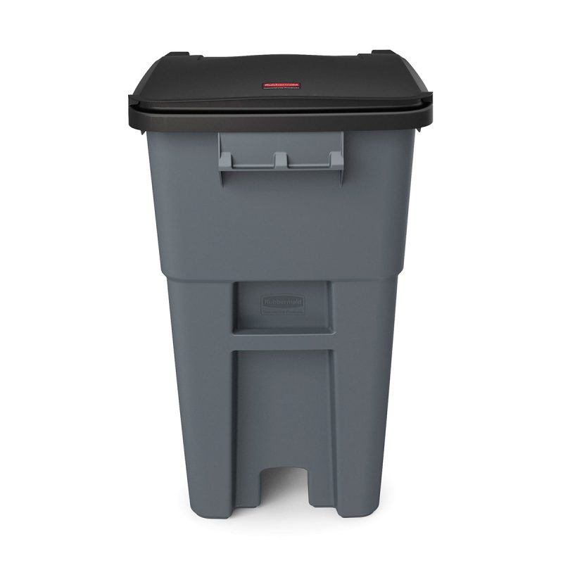 Rubbermaid BRUTE 189L Rollout Container | Ultra-Rugged Container with Advanced Wind and Surface Stability