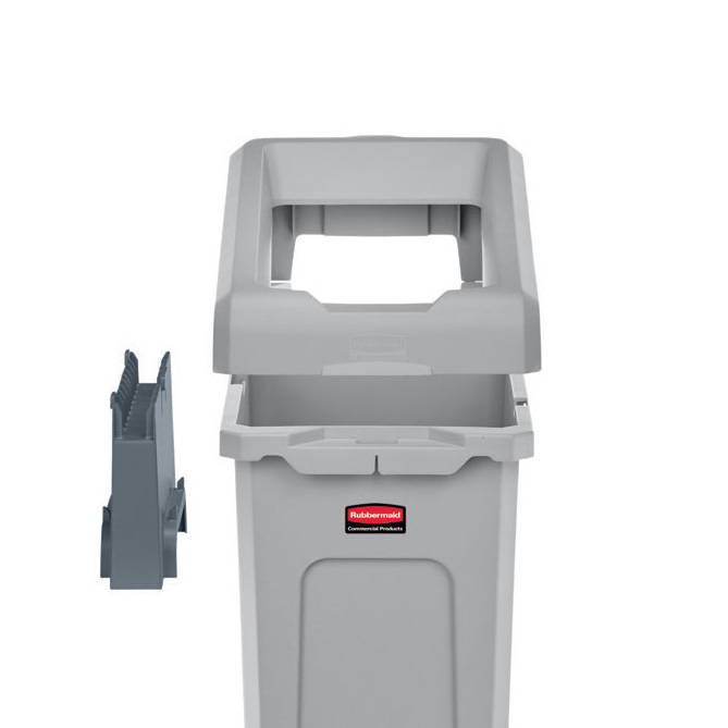 Rubbermaid Slim Jim Recycling Station | Front-of-House Look, Back-of-House Function, Easy Liner Changes