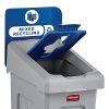 Rubbermaid Slim Jim Recycling Station | Front-of-House Look, Back-of-House Function, Easy Liner Changes