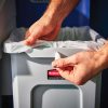 Rubbermaid Slim Jim Recycling Station | Front-of-House Look, Back-of-House Function, Easy Liner Changes