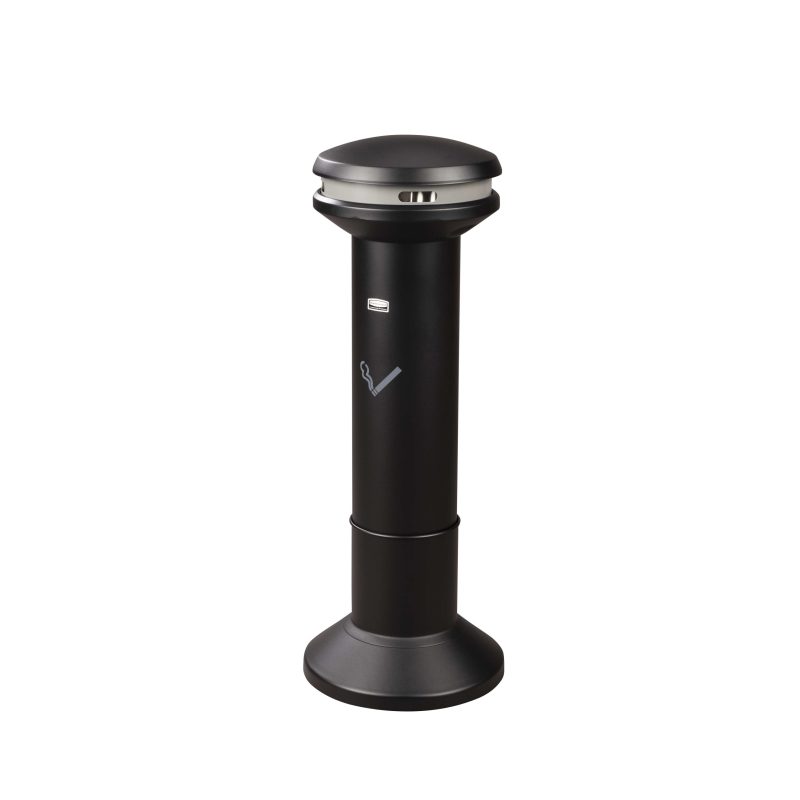 Rubbermaid Infinity Smoking Receptacle | Secure and Stylish Smoking Ash Urn for Efficient Litter Control
