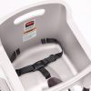 Rubbermaid Sturdy Chair High Chair for Kids | ASTM-Safe, Stackable, Easy-Clean, Platinum, Ideal for Toddlers Up to 3 Years