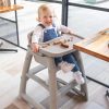 Rubbermaid Sturdy Chair High Chair for Kids | ASTM-Safe, Stackable, Easy-Clean, Platinum, Ideal for Toddlers Up to 3 Years