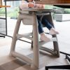 Rubbermaid Sturdy Chair High Chair for Kids | ASTM-Safe, Stackable, Easy-Clean, Platinum, Ideal for Toddlers Up to 3 Years