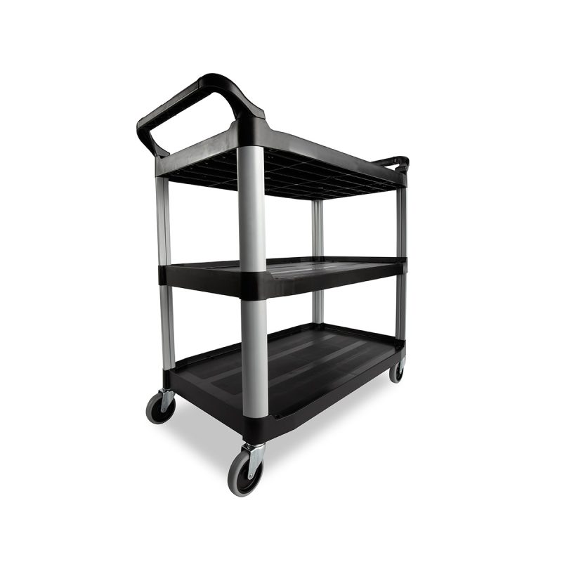 Rubbermaid Open-Sided Utility Cart | Durable, High-Capacity Transport Solution with Easy Maneuverability
