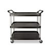 Rubbermaid Open-Sided Utility Cart | Durable, High-Capacity Transport Solution with Easy Maneuverability