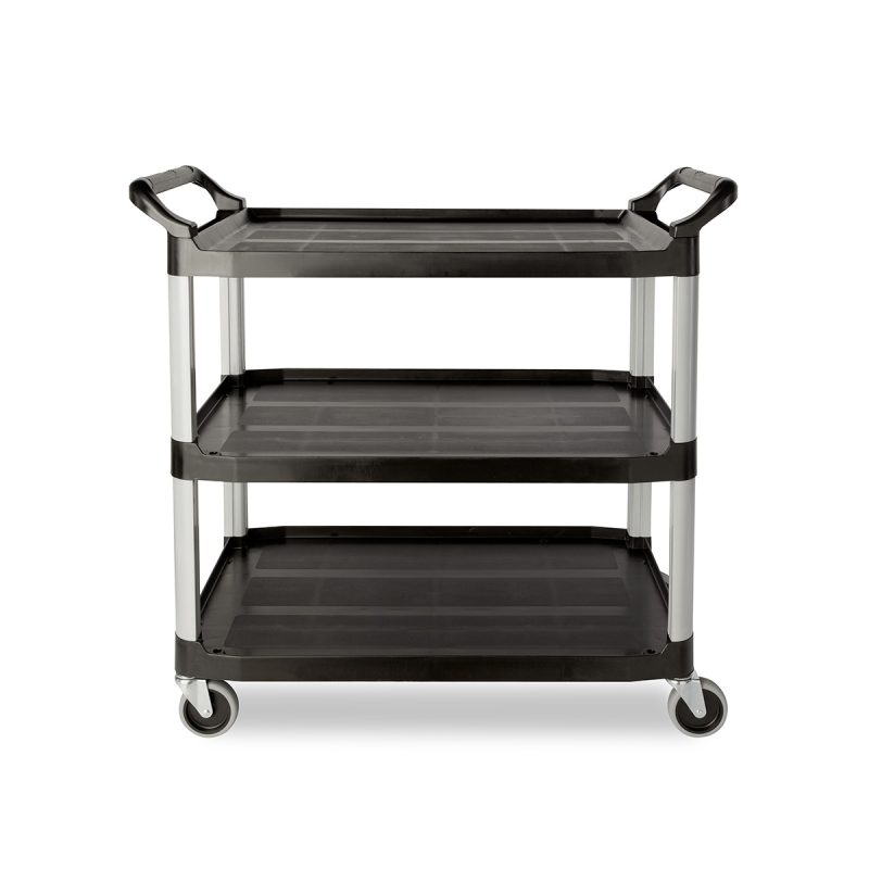 Rubbermaid Open-Sided Utility Cart | Durable, High-Capacity Transport Solution with Easy Maneuverability