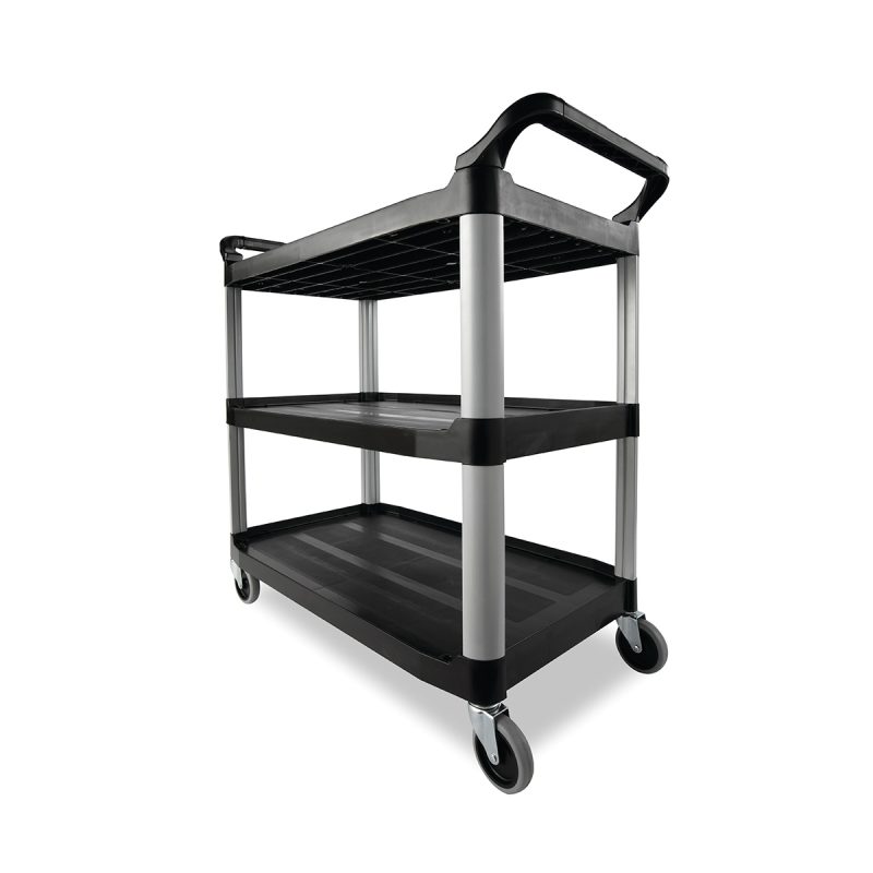 Rubbermaid Open-Sided Utility Cart | Durable, High-Capacity Transport Solution with Easy Maneuverability