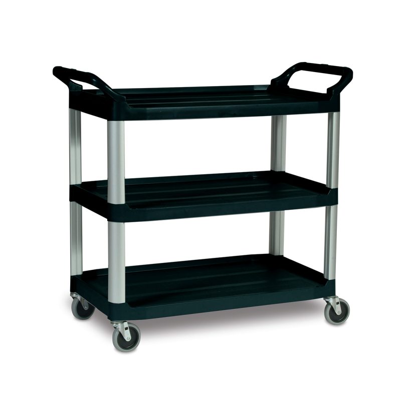 Rubbermaid Open-Sided Utility Cart | Durable, High-Capacity Transport Solution with Easy Maneuverability