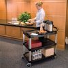 Rubbermaid Open-Sided Utility Cart | Durable, High-Capacity Transport Solution with Easy Maneuverability