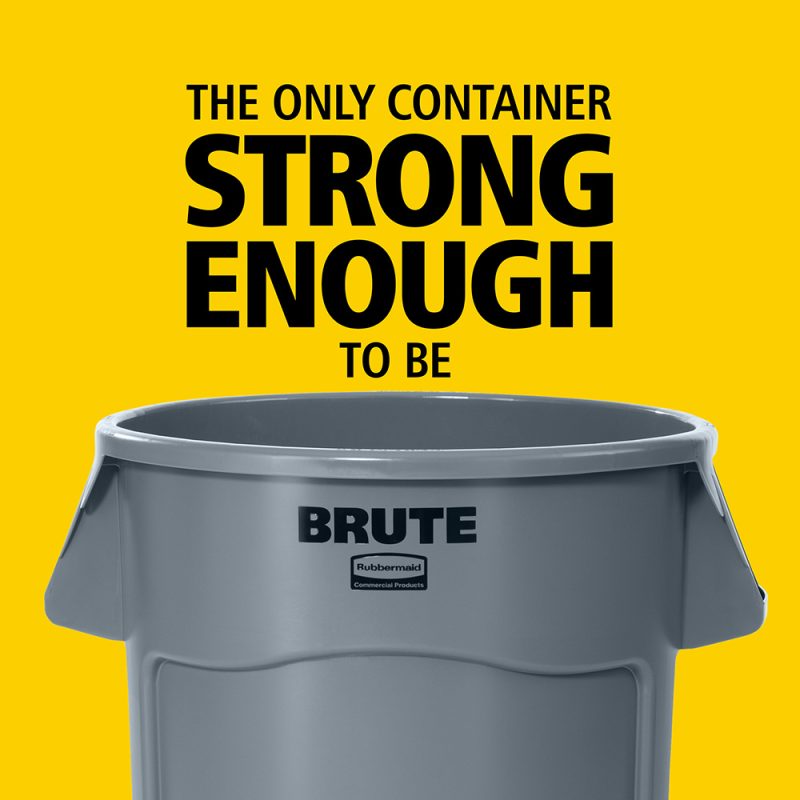 Rubbermaid Vented BRUTE Container | Industrial-Strength Container for Maximum Efficiency and Longevity