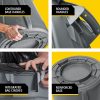 Rubbermaid Vented BRUTE Container | Industrial-Strength Container for Maximum Efficiency and Longevity