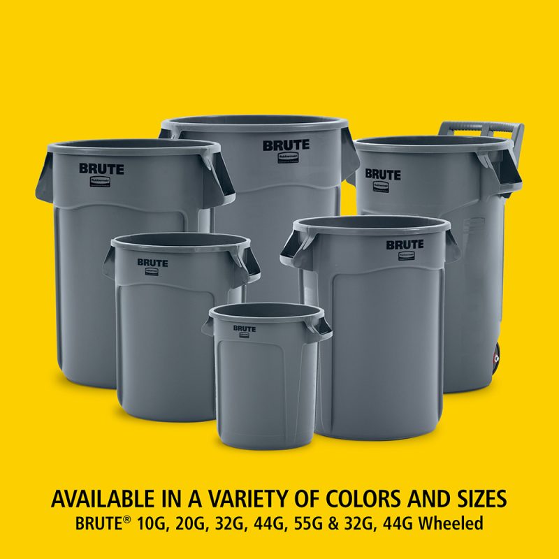 Rubbermaid Vented BRUTE Container | Industrial-Strength Container for Maximum Efficiency and Longevity