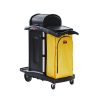 Rubbermaid High-Security Janitorial Cleaning Cart – Max Efficiency Solution with Large Storage & Quiet Casters