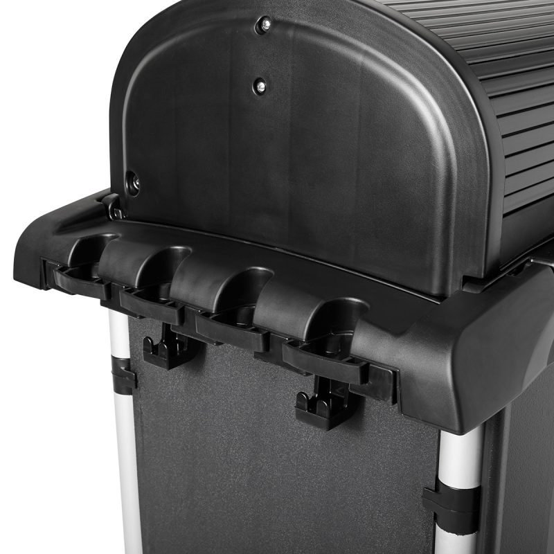 Rubbermaid High-Security Janitorial Cleaning Cart – Max Efficiency Solution with Large Storage & Quiet Casters