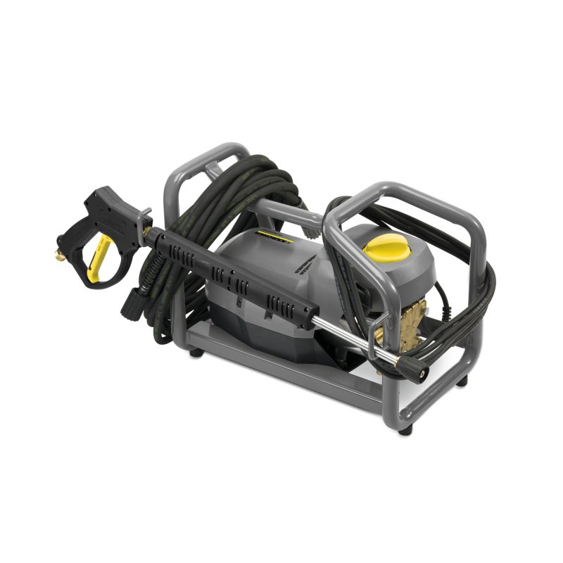 Karcher HD 5/11 Cage Pressure Cleaner | 110 Bar Power, Robust Steel Frame, Heavy-Duty Cleaning for Tough Job Sites