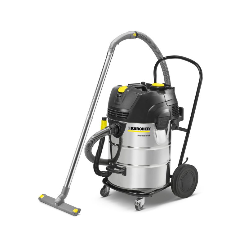 Karcher NT 75/2 Ap Me Tc Wet Dry Vacuum Cleaner | Powerful Dual Motor, 75 L Container, On-Board Storage & Easy Drain
