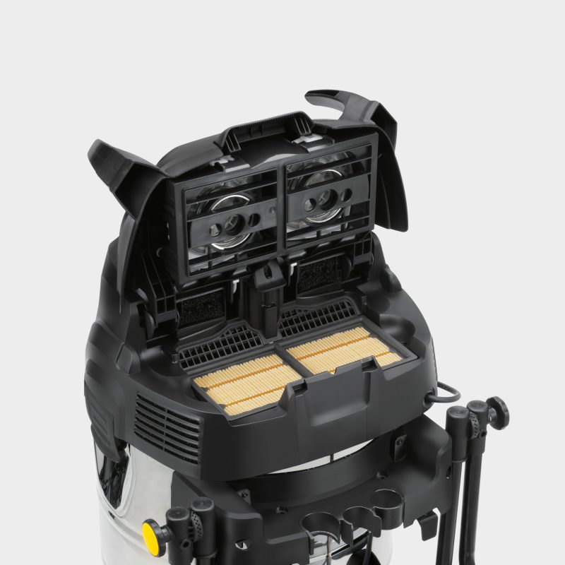 Karcher NT 75/2 Ap Me Tc Wet Dry Vacuum Cleaner | Powerful Dual Motor, 75 L Container, On-Board Storage & Easy Drain