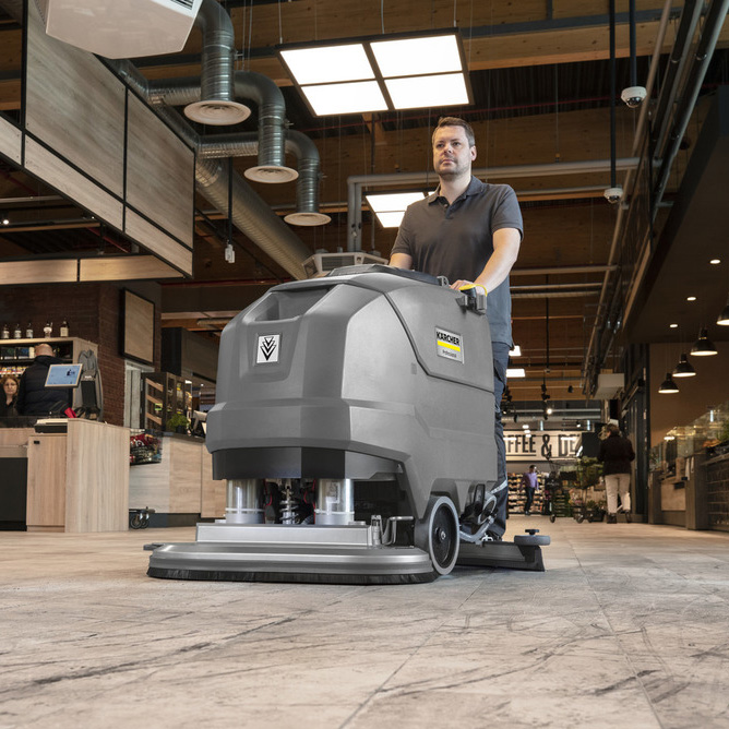 Karcher BD 80/100 W Classic | Self-Propelled Scrubber Dryer, Powerful Traction, 100L Tank, Heavy-Duty Cleaning