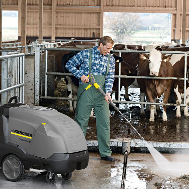 Karcher HDS-E 8/16-4 M 24 kW | Electric Hot Water Pressure Cleaner, 85 °C, eco!efficiency, Zero-Emission Cleaning