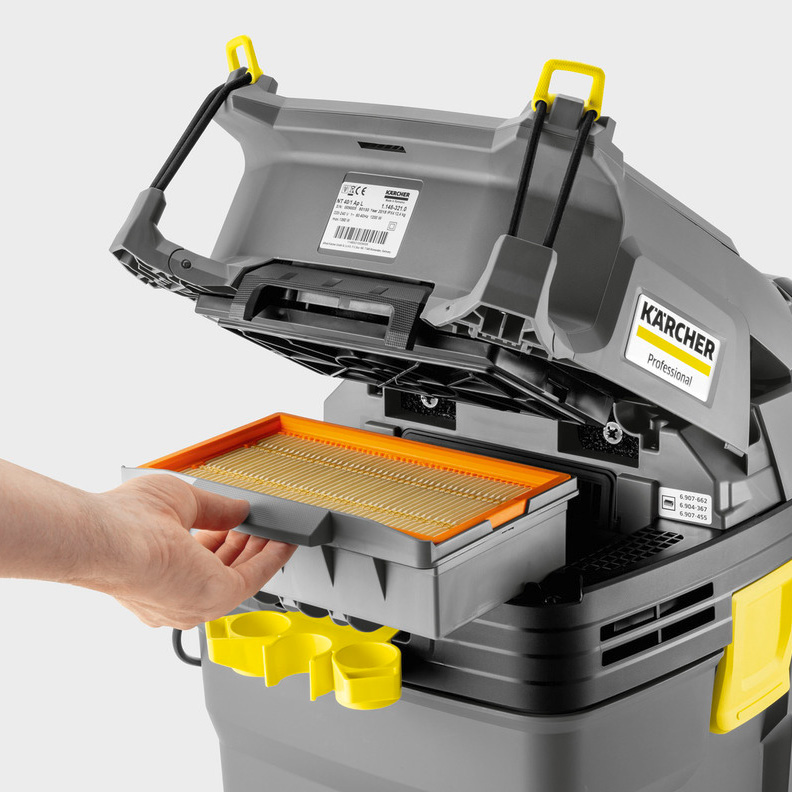 Karcher NT 30/1 Ap L Wet and Dry Vacuum | Powerful Suction, Semi-Auto Filter Cleaning, Compact Professional Cleaner