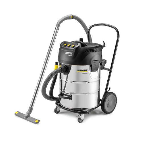 Karcher NT 70/3 Me Tc Wet Dry Vacuum | Up to 3 Motors, Tilting Design, Ideal for Liquids & Coarse Dirt