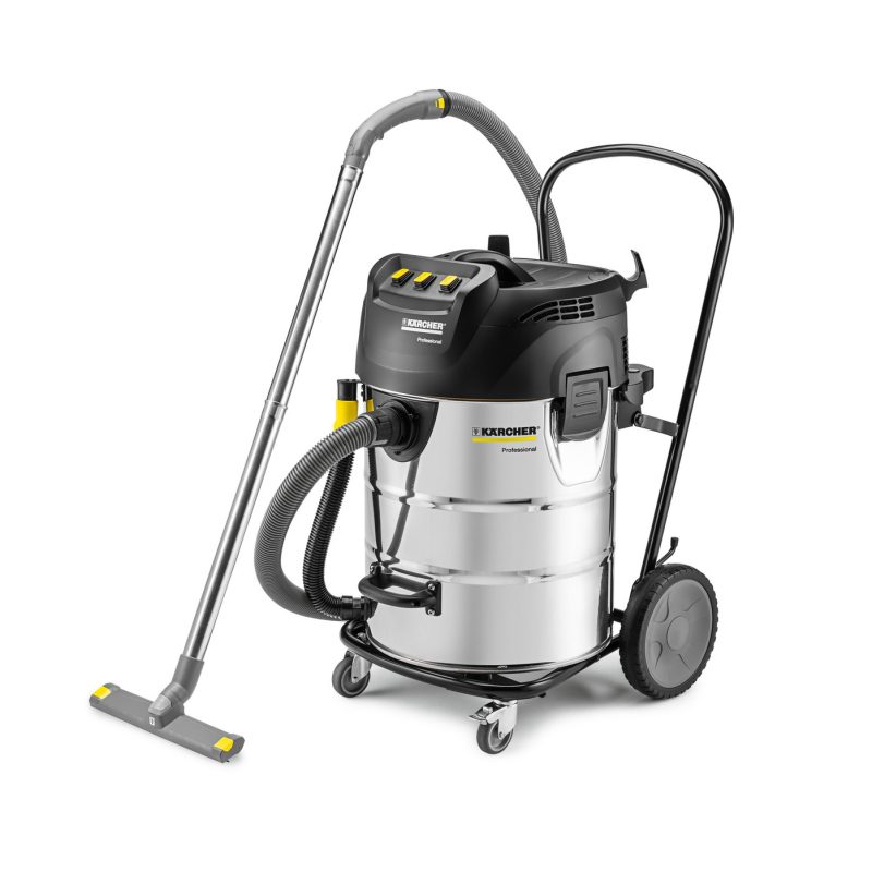 Karcher NT 70/3 Me Tc Wet Dry Vacuum | Up to 3 Motors, Tilting Design, Ideal for Liquids & Coarse Dirt
