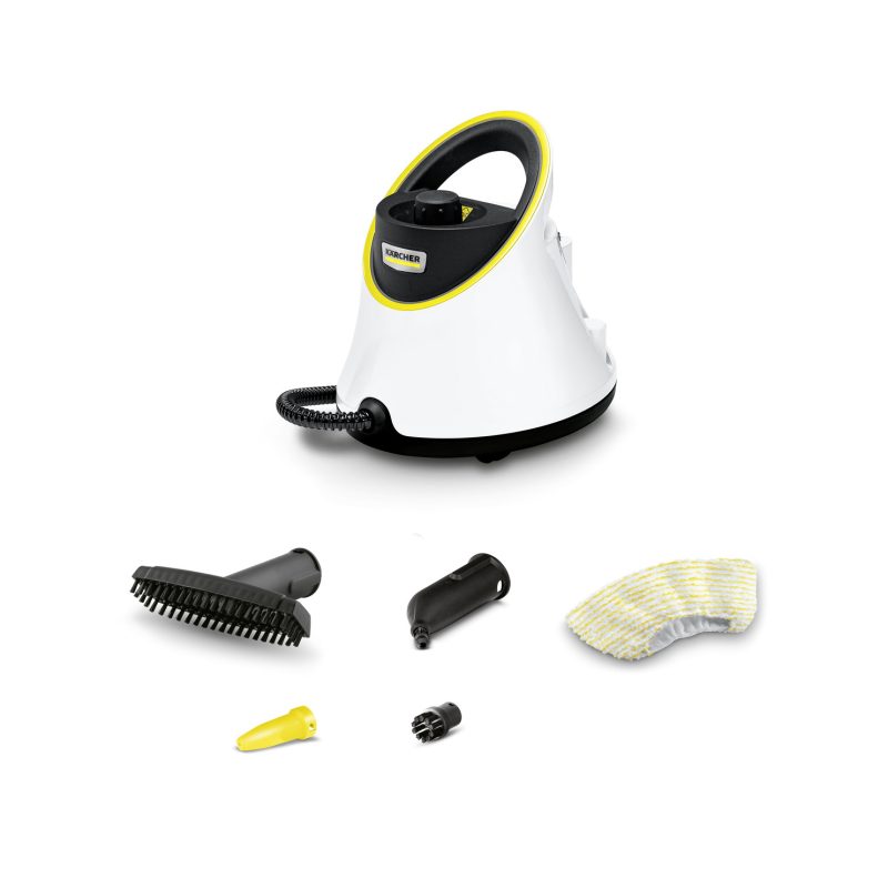 Karcher SC 2 Deluxe Steam Cleaner | LED Display, 2-Step Steam Control, Hygienic Cleaning Without Chemicals