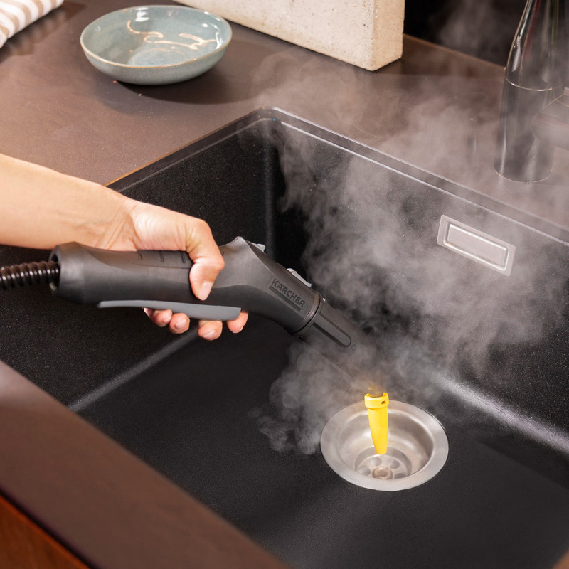 Karcher SC 2 Deluxe Steam Cleaner | LED Display, 2-Step Steam Control, Hygienic Cleaning Without Chemicals