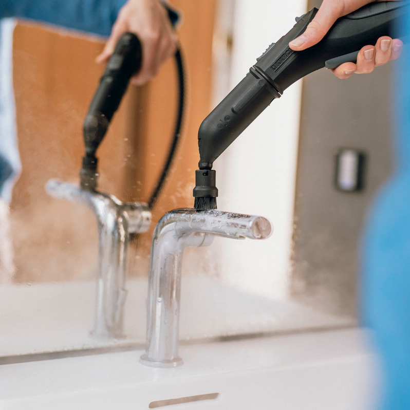 Karcher SC 2 Deluxe Steam Cleaner | LED Display, 2-Step Steam Control, Hygienic Cleaning Without Chemicals