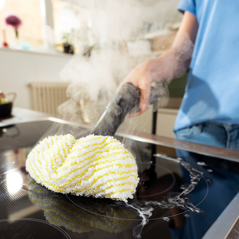 Karcher SC 2 Deluxe Steam Cleaner | LED Display, 2-Step Steam Control, Hygienic Cleaning Without Chemicals